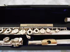 Gemeinhardt Hand Made All Solid Silver Open Hole Flute Amazing