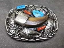 vintage western belt buckles for men