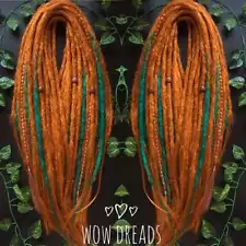 New Set Fox Crazy Natural Ombre Synthetic Dreadlocks Double/Single Ended