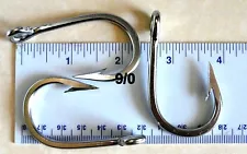 20 GT Stainless Big Game Swordfish Tuna Fish Fishing Hooks - size 9/0