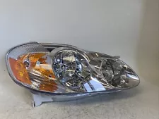 2003 2004 Toyota Corolla Headlight Passenger Right RH Halogen AFT 1866