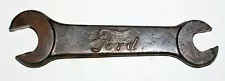 Old Antique large script FORD Double open end Auto Wrench Tool Kit