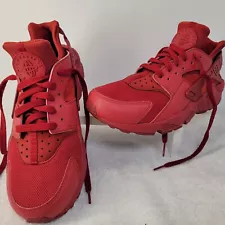 Nike Mens Air Huarache Triple Red 318429-660 Shoes Casual Sneakers SIZE 10.5