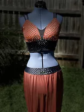 Custom Made Womans Dance Costume Size m/l See Description For Details