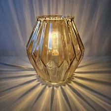 Scentsy Champagne Glow Wax Warmer 42881 Tested Working Discontinued Item No Tray