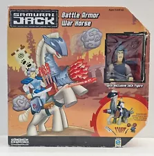 Cartoon Network Samurai Jack Action Figure Battle Armor War Horse Playset (2001)