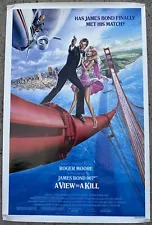 New “A View To A Kill” James Bond 007 Orig 1 Sheet Movie Theater Poster 27”x41”