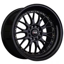 One 18x10 XXR 521 5x114.3/5x120 25 Black Gold Rivets Wheel Rim 73.1