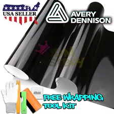 Avery SW900 Gloss Black Supreme Wrapping Film Vinyl Car Wrap Sheet Roll