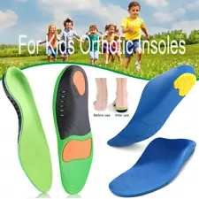 Kids Orthotic Support Shoe Insoles Plantar Fasciitis Cushioning Sport Inserts US