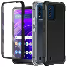 For BLU View Speed 5G Phone Case Full Body Cover + Built-in Screen Protector