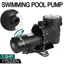 1.5HP Swimming Pool Pump Motor Hayward Replacement w/Strainer In/Above Ground