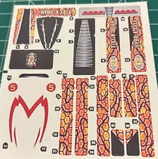 Lego 8158 Speed Racer Replacement Decals/Waterslide Custom