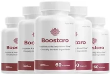 Boostaro Capsules, Boostaro Blood Flow Support for Men, Max Strength (5 Bottle)