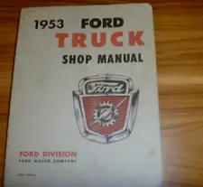 1953 Ford F600 Truck Shop Service Repair Manual 7099-52 xo