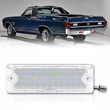 Clear White LED Tail Reverse Back Up Light Lens Each for 1969-72 Chevy El Camino