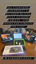 Lenovo Yoga Tab 3 Pro Built-in Projector jailbroken FREE Movies Sports PPV 4life