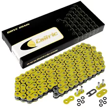 O-Ring Drive Chain for Suzuki RM250 1981 1982 1987-1998 2004-2008 Yellow