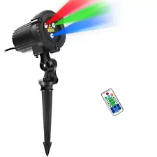 Christmas Laser Lights, Outdoor Garden Laser Lights Projector with Moving RGB...