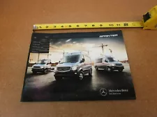 2016 Mercedes-Benz Sprinter van sales brochure 38 pg ORIGINAL