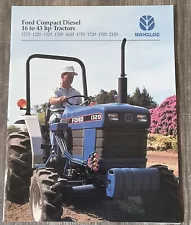 1980s Ford New Holland Tractors Sales Brochure 1920 2120 Advertising Catalog