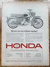 1965 HONDA DREAM ORIGINAL 1965 AD