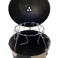 Pit Barrel Cooker Hanging System for 18 Inch Weber Smokey Mountain | Increase...