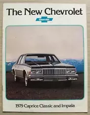 CHEVROLET CAPRICE CLASSIC & IMPALA USA Car Sales Brochure For 1979 #3801