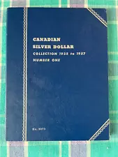 Whitman coin album Canadian silver dollar $1 coin #9073 No*1collection 1935-1957