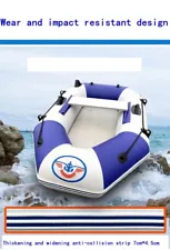 2.3M Inflatable Boat Dinghy with Hard Air-Deck Fishing Boat Wear Resistant