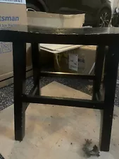 Black Wooden Stool for Kitchen or Bar