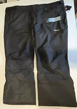 Men's Artix 4X LARGE BLACK 52-54” Waist Snow Pants 32L Inseam