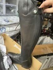 HKM 12833 Elegant Lace Size 40 Black Tall Riding Boots