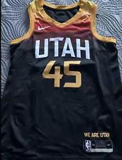 Authentic NBA Nike Swingman 2022 City Edition Utah Jazz Mitchell Size 44 Medium