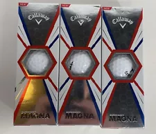 NEW Callaway Super Soft Magna Oversize Golf Balls 3 Sleeves 9 Balls