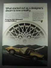 1981 Porsche 924 Weissach Limited Edition Ad - Dream