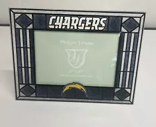 Los Angeles Chargers Art-Glass Picture Frame Horizontal