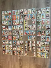 104 1967 Topps Baseball Card Lot 218 - 325 Hank Aaron Lou Brock Stargell Perry