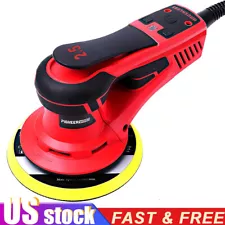 Electric Brushless Random Orbital Sander 6" 10000RPM Variable Speed Sandpaper