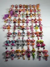 Lalaloopsy Dolls 66 3” Mini 55 Tinies 80 Animals Pets Lot And Some Accessories