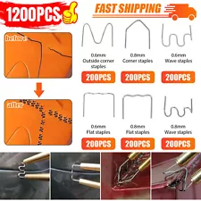 1200Pcs Stainless Steel Welder Hot Staplers for Car Bumper Fender Welding Repair