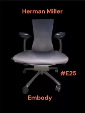 ð¥E25ð¥Herman Miller Embody Chairð¥Please Read Description ð¥