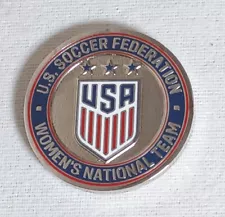 UNITED STATES SOCCER FEDERATION. WOMEN'S NATIONAL TEAM CHALLENGE COIN RARE. PO