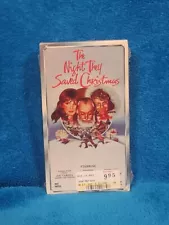 The Night They Saved Christmas VHS 1989 Art Carney Jaclyn Smith New & Sealed!