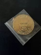 dwight d. eisenhower 34 th presidential silver colored coin