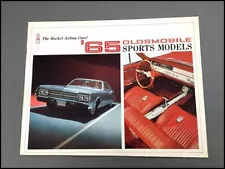 1965 Oldsmobile Cutlass 4-4-2 Jetstar F-85 Starfire Car Sales Brochure Catalog