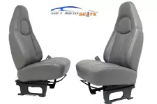 Chevy Express Seats / GMC Savana Seat Van Gray Vinyl Bucket Seats 1997 - 2018