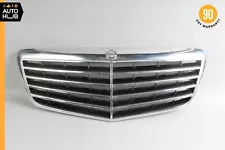 07-09 Mercede W211 E350 E550 E320 Hood Radiator Grille Grill Chrome OEM (For: 2007 Mercedes-Benz E550)