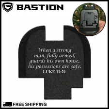 SPRINGFIELD REAR SLIDE BACK PLATE BUTT COVER XD-S Mod.2 9mm/40Cal Luke 11:21 NEW