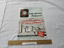 Vint 1950 Sales Brochure Sun Electric Corp Car Auto Test Equipment Motor Tester